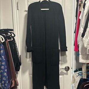 Haider Ackerman open front wool duster cardigan